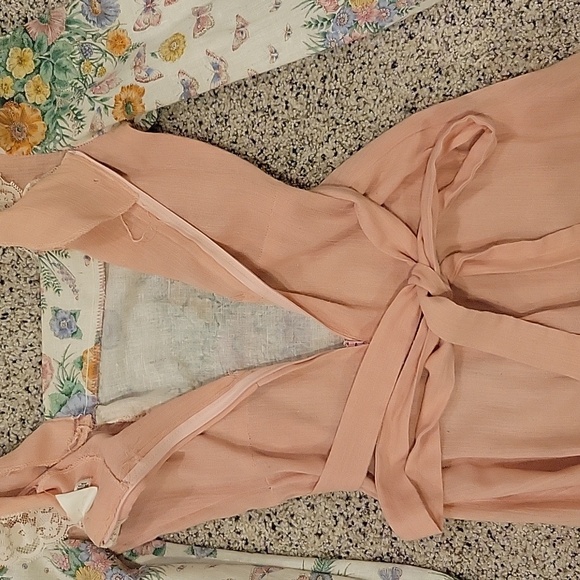 Vintage Gunne Sax Dress Style Cottagecore 70's Maxi Lace Flowers Small - Picture 8 of 8